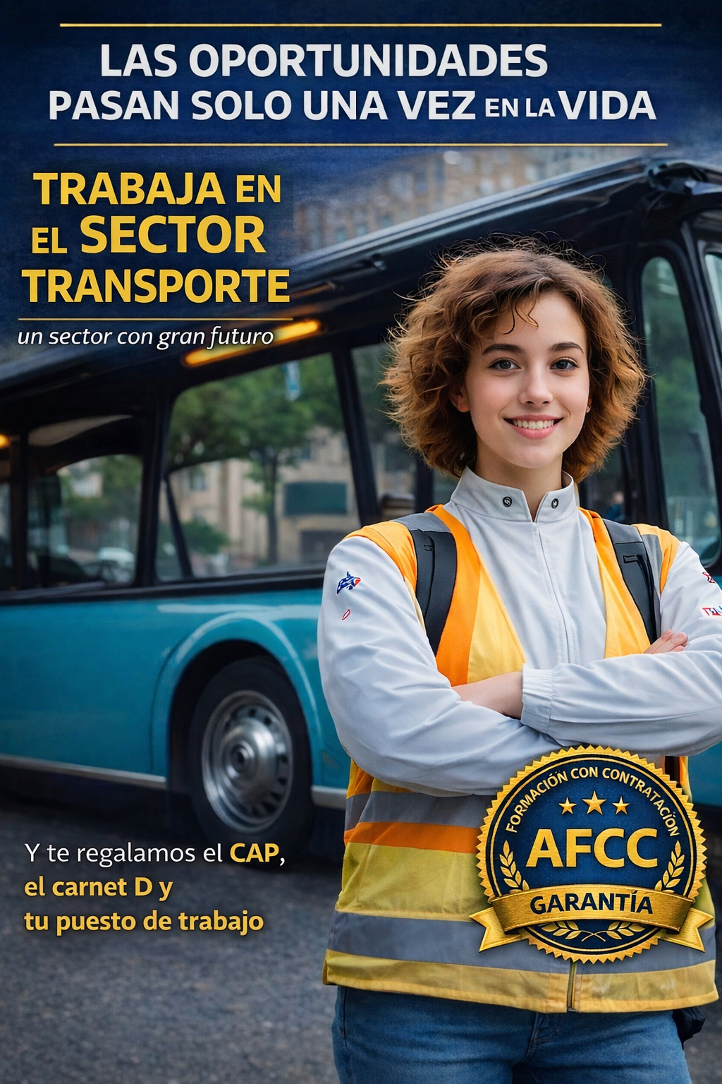Alumna del programa de formación en sector transporte